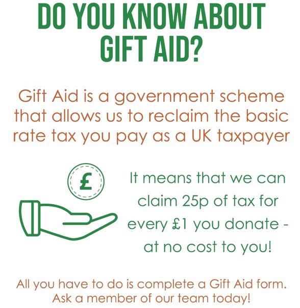 Donate More with Gift Aid